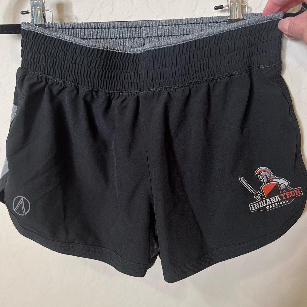 Women's Black Athletic Shorts